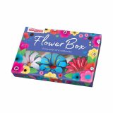 גרביים צבעוניות פרחוניות flower_box