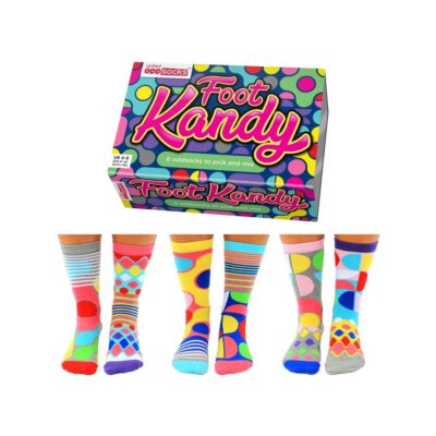 גרביים צבעוניות עם סוכריות foot_kandy