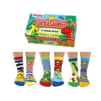 גרביים צבעוניות עם דינוזאורים sockasaurus