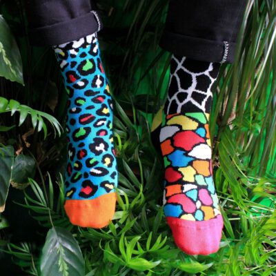 גרביים צבעוניות עם דוגמאות YOU ANIMAL