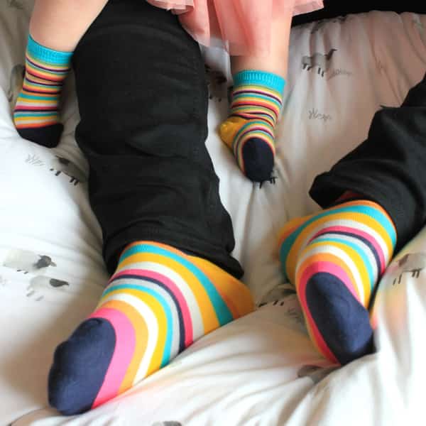 גרביים צבעוניות תואמות MINI ME
