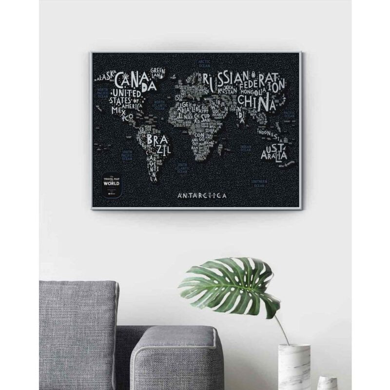 Travel Map® Letters World