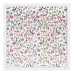 Silk scarf Butterfly White Cacharel