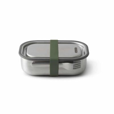 BAM-SS-L010_Steel Lunch Box Large_OLIVE
