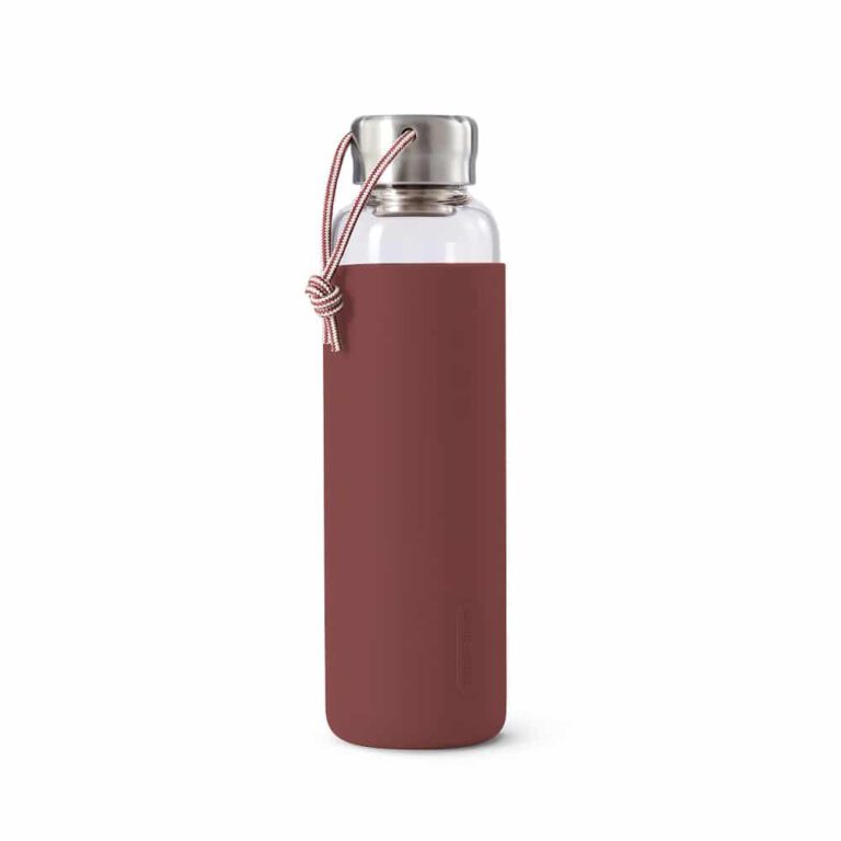 GR-WB-M004_Glass water bottle_Burgundy