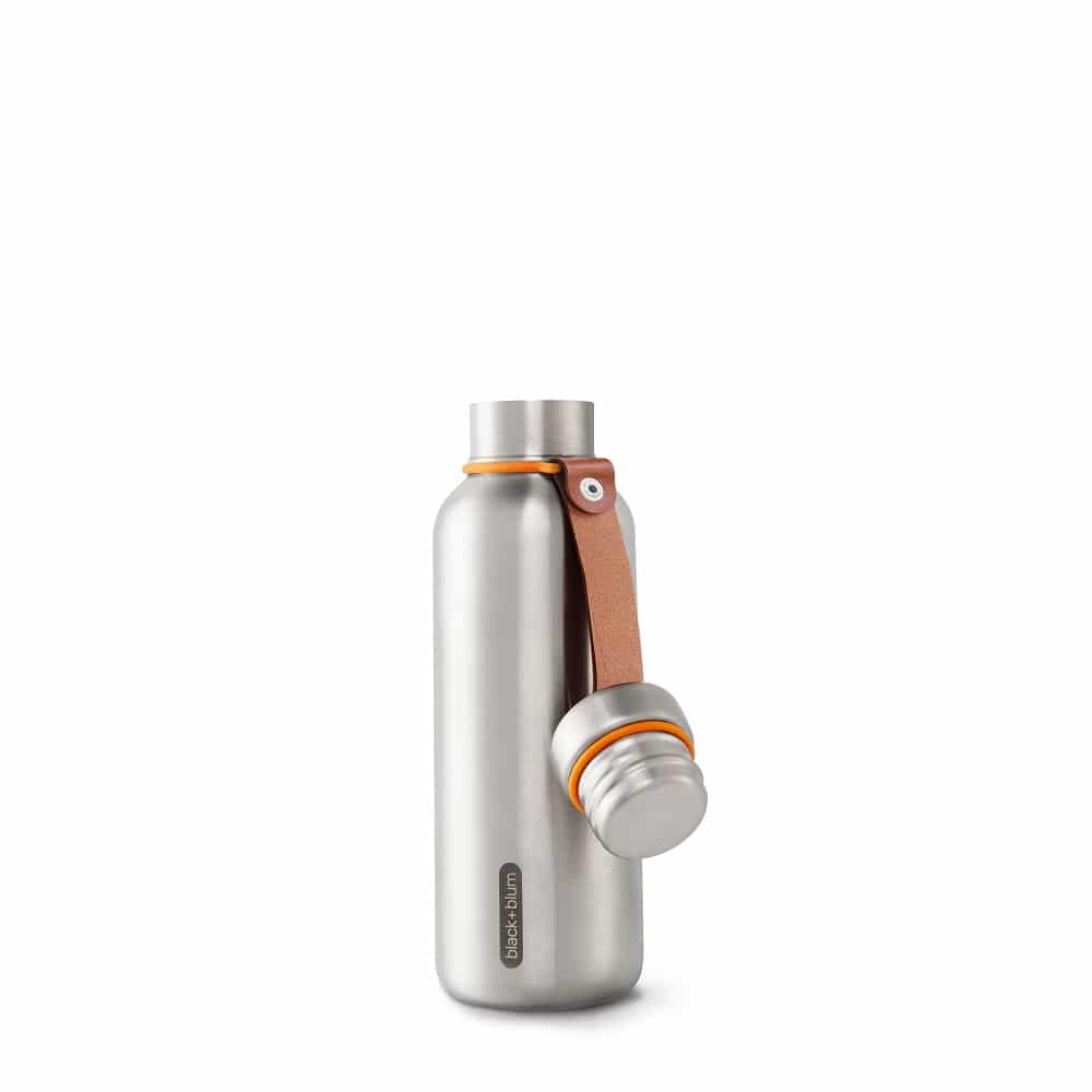 Insulated water bottle small_Open_new version_Orange