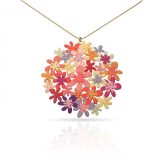 Bouquet Orange שרשרת ארוכה RAS בציפוי זהב