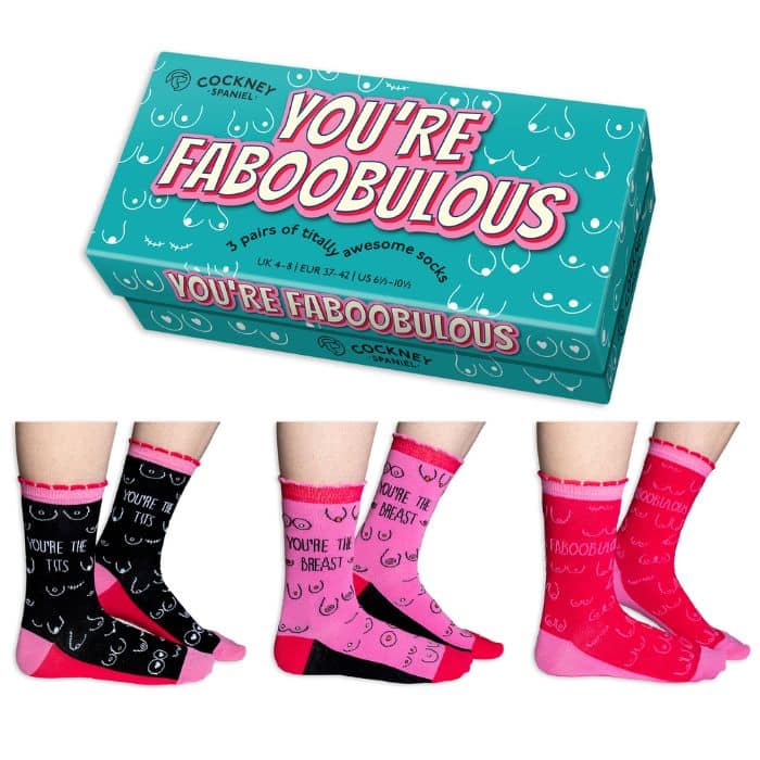 YOU’RE FABOOBULOUS גרביים צבעוניות united odd socks