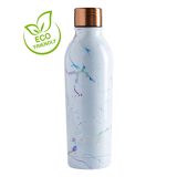 בקבוק מעוצב Root7 Classic - לבן שיש - רוט 7, בקבוק מעוצב, בקבוק שתיה גדול, בקבוק מים, בקבוק שומר חום וקור, בקבוק תרמי, בקבוק ליום יום