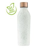 בקבוק מעוצב Root7 Classic - לבן עוגייה, בקבוק של רוט 7, בקבוק מים גדול, בקבוק מים תרמי, בקבוק מים שומר חום וקור