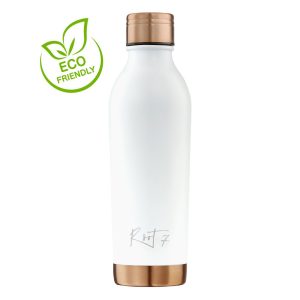 בקבוקי מים איכותי Root7 VIP - לבן, בקבוק מים מעוצב, בקבוק מים רוט7, בקבוק מים שומר חום וקור, בקבוק המים הטוב בעולם