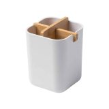 LEXON ZEN CUP WHITE ,ארגונית בצבע לבן למברשת שיניים, ארגונית לאמבטיה