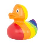 LILALU HAPPY PRIDE DUCK-ברווז גאה צבעוני, ברווז גומי מעוצב, ברווז לאמבטיה