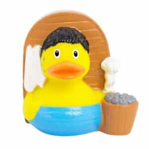 LILALU SAUNA DUCK ברווז סאונה, ברווז מעוצב לאמבטיה, ברווז גומי לאמבט