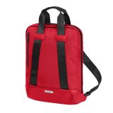 MOLESKINE METRO DEVICE BAG VERT RED-תיק גב בצבע אדום, תיק גב ליומיום, תיק גב של מולסקין
