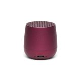 Lexon TWIN Mino 3W רמקול נייד בצבע סגול בורדו, זוג רמקולים אלחוטיים