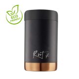 תרמוס אוכל 500 מ"ל – שחור Root7, תרמוס שחור, תרמוס לטיולים, תרמוס מעוצב, תרמוס שומר חום וקור, תרמוס של רוט7