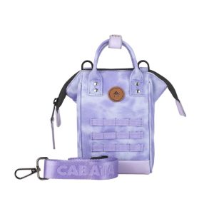 CABAIA ADVENTURER NANO BAG-OTTAWA-MINI-OXFORD - תיק צד מיני -קאביה, תיק צד קטן ממוחזר, תיק צד עשוי מחומרים ממוחזרים, תיק צד קטן בצבע לילך