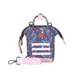 CABAIA ADVENTURER NANO BAG-HONFLEUR-MINI-OXFORD -תיק צד פירחוני - קאביה, תיק צד מעוצב, תיק צד עשוי מחומרים ממוחזרים, תיק צד טבעוני