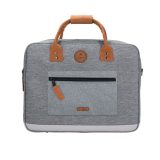 תיק למסמכים ומחשב נייד בצבע אפור- CABAIA MESSENGER BAG, תיק ללפטופ בגודל 15א אינץ, תיק מעוצב וטבעוני למחשב נייד, תיק עשוי חומרים ממוחזרים