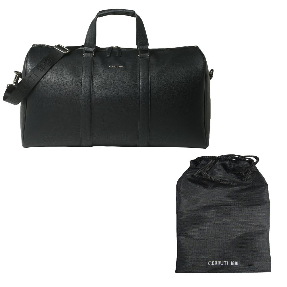 תיק נסיעות שחור -סירוטי- CERRUTI 1881Travel bag Hamilton, תיק נסיעות יוקרתי בצבע שחור, תיק יוקרתי CERRUTI, סוואג לעסקים, מתנה למנהלים
