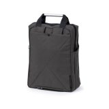 תיק גב אפור - LEXON AIRLINE DOUBLE BACKPACK - לקסון, תיק למחשב נייד לקסון, תיק בצבע אפור למחשב נייד, מתנה לעובדים, תיק ממותג לעובדים