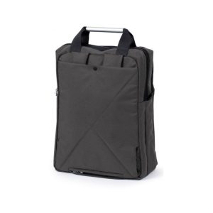 תיק גב אפור - LEXON AIRLINE DOUBLE BACKPACK - לקסון, תיק למחשב נייד לקסון, תיק בצבע אפור למחשב נייד, מתנה לעובדים, תיק ממותג לעובדים