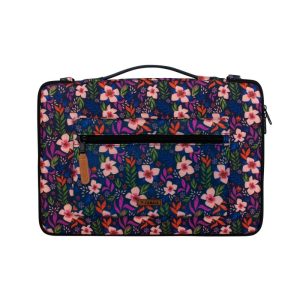 סליב למחשב נייד -קאביה CABAIA LAPTOP SLEEVE - LA CITY, סליב פרחוני למחשב נייד 15 אינץ, סליב למחשב נייד של קאביה, כיסוי מעוצב למחשב נייד