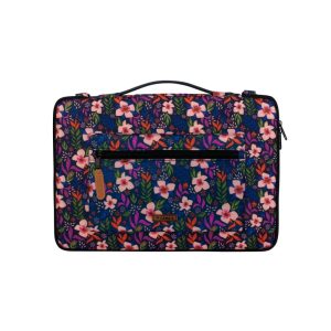 סליב למחשב נייד -קאביה CABAIA LAPTOP SLEEVE - LA CITY, סליב פרחוני למחשב נייד 13 אינץ, סליב למחשב נייד של קאביה, כיסוי מעוצב למחשב נייד