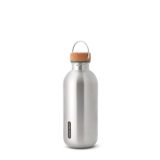 Black & Blum Steel-Bottle_Olive בקבוק מים בלאק & בלום, בקבוק תרמי, בקבוק תרמי של בלאק אנד בלום, בקבוק כסוף, בקבוק עם פקק שעם