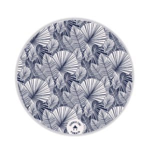 מגבת חוף עגולה מעוצבת עם תא נסתר-CABAIA ROUND TOWEL -BONIFACIO, מגבת עם תא נסתר לחפצים