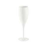 CHEERS NO. 1- Koziol 100ml - solid white כוס שמפניה _בצבע לבן, כוס קוזיאול SUPERGLASS