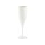 CHEERS NO. 1- Koziol 100ml - solid white כוס שמפניה _בצבע לבן, כוס קוזיאול SUPERGLASS