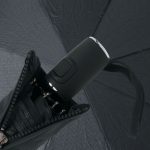 HUGO BOSS - Umbrella Grid Pocket -מטריה שחורה קטנה -הוגו בוס