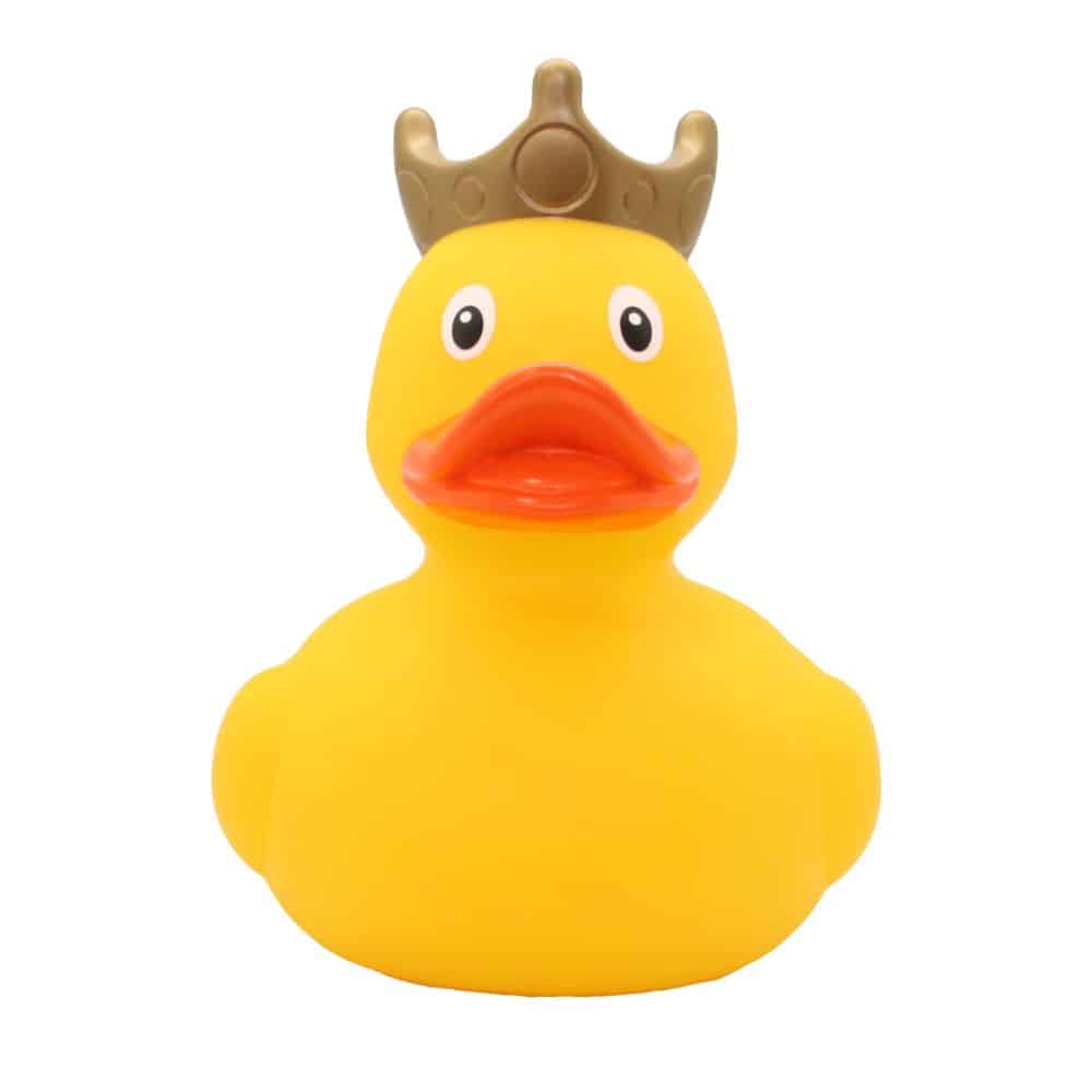 LILALU YELLOW PRINCE ברווז נסיך צהוב, ברווז גומי לאמבטיה