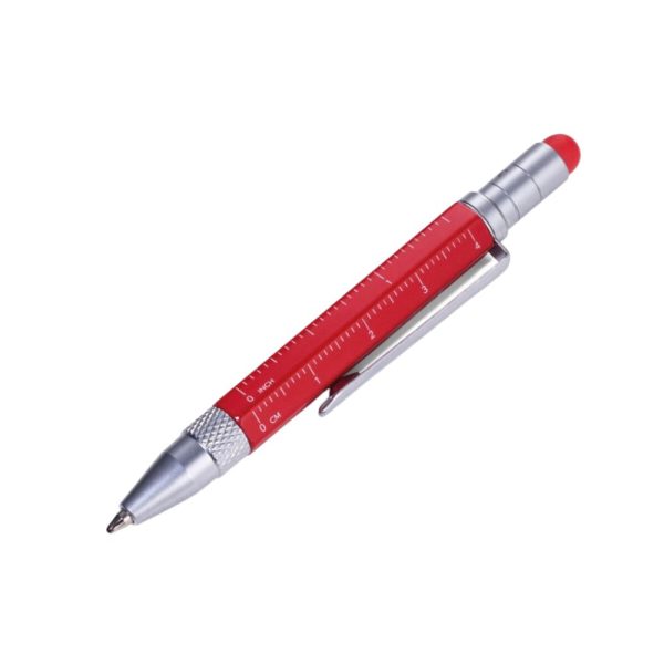 _RED CONSTRUCTION LILIPUT PEN - TROIKA מיני עט, עט של חברת טרויקה