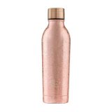 בקבוק שתייה איכותי מנצנץ Root7 Rose Gold , בקבוק שתייה תרמי, בקבוק ורוד, בקבוק מים, בקבוק נצנצים, בקבוק רוט 7