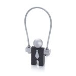 TROIKA Keychain Business Jumper מחזיק מפתחות בצורת איש עסקים, מחזיק מפתחות מעוצב של טרויקה