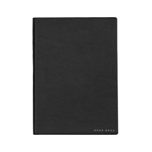 מחברת שורות שחורה הוגו בוס -Hugo Boss Notebook A5 Essential Storyline, מחברת שחורה, מחברת הוגו בוס, מחברת שורות, מחברת אלגנטית