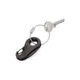 מחזיק מפתחות עם 6 פונקציות - TOOLBERT POCKET TOOL טרויקה, מחזיק מפתחות שימושי, מחזיק מפתחות עם פותחן בקבוקים, מחזיק מפתחות שחור