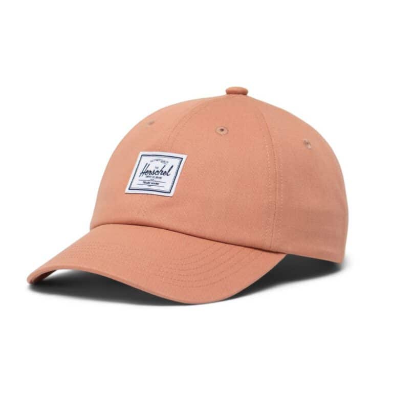 כובע מצחייה -Herschel Sylas Classic, כובע ליומיום, כובע מצחייה בצבע ורוד אפרסק, כובע מצחייה של הרשל