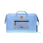 CABAIA תיק נסיעות מעוצב Duffle Bag AJACCIO, בצבע כחול מלאנג', תיק גדול לנסיעות