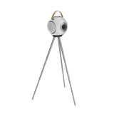 סטנד לרמקול UB+dB1 doubleBASS עם רגלי אלומניום, בצבע כסף