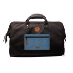 CABAIA תיק נסיעות מעוצב Duffle Bag BERLIN, בצבע שחור, תיק גדול לנסיעות