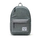 תיק גב - Herschel Classic XL, תיק גב הרשל בצבע אפור בהיר, תיק גב למחשב נייד בצבע אפור בהיר