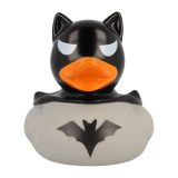 LILALU ברווז DARK BATMAN GREY, ברווז גומי לאמבטיה בעיצוב באטמן, ברווז גומי באטמן אפור