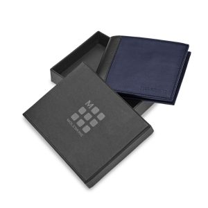 ארנק עור כחול - MOLESKINE CLASSIC WALLET - מולסקין, ארנק עור כחול, ארנק עור אלגנטי לגבר