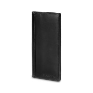 ארנק עור מתקפל - MOLESKINE CLASSIC SLIMFOLD WALLET - מולסקין, ארנק צר שחור ואלגנטי, ארנק אלגנטי לנשים, ארנק אלגנטי לגבר, ארנק שחור, ארנק שחור מעור, ארנק של מולסקין