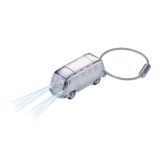 TROIKA 1962 VW T1 BUS MINI LED FLASHLIGHT מחזיק מפתחות עם פנס, מחזיק מפתחות עם פנס, מחזיק מפתחות של טרויקה