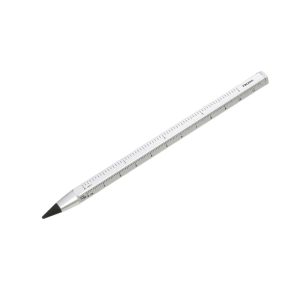 TROIKA Multitasking pencil, without sharpening - SILVER עיפרון ללא חידוד, עיפרון של טרויקה, עיפרון בר קיימא